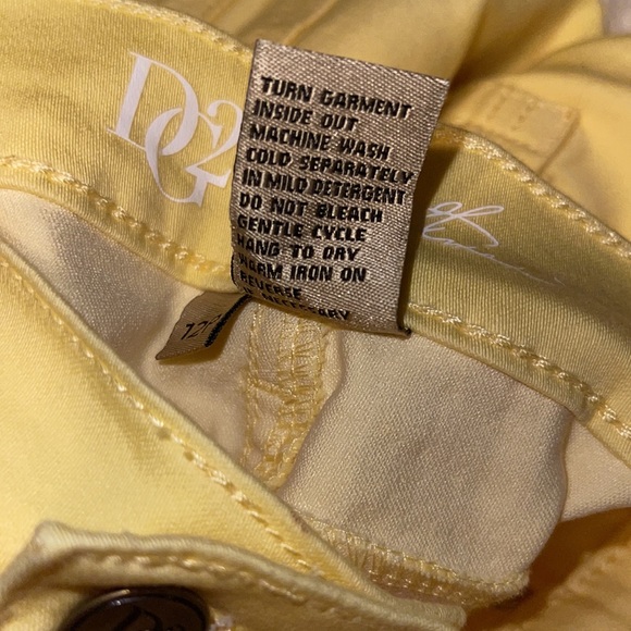 Diane Gilman Cropped Yellow Pants (12P) - Picture 11 of 14